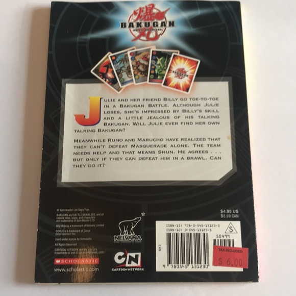 6 Bakugan Battle Brawler Scholastic Chapter Books Beginner Reader - Picture 3 of 14